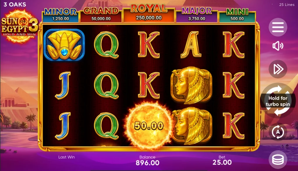 Sun of Egypt 3 slot